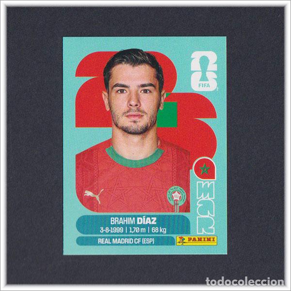Football Stickers: FIFA WORLD CUP 2026 26 MUNDIAL PANINI BRAHIM DIAZ MAR 19 MARRUECOS COLECCI&Oacute;N ALBUM LIGA STICKER