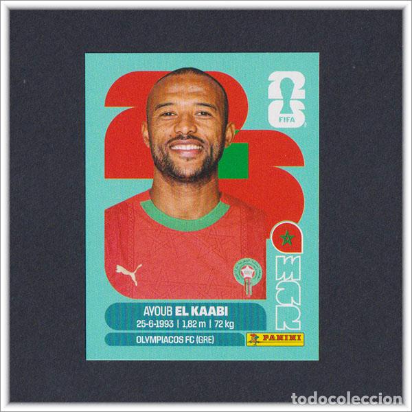 Football Stickers: FIFA WORLD CUP 2026 26 MUNDIAL PANINI EL KAABI MAR 20 MARRUECOS COLECCI&Oacute;N ALBUM LIGA STICKER