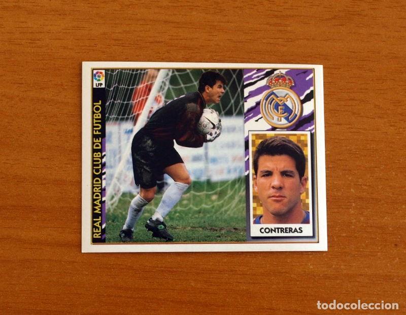 Football Stickers: Real Madrid - Contreras - Coloca - Ediciones Este Liga 1997-1998, 97-98 - Nunca pegado
