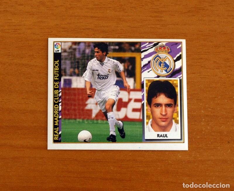 Cromos de Futebol: Real Madrid - Ra&uacute;l - Ediciones Este Liga 1997-1998, 97-98 - Nunca Pegado
