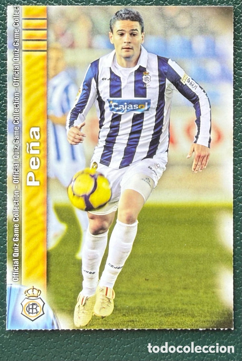 Cromos de Futebol: 759 PE&Ntilde;A RECREATIVO DE HUELVA FICHAS ALBUM MUNDICROMO 2009 2010 09 10