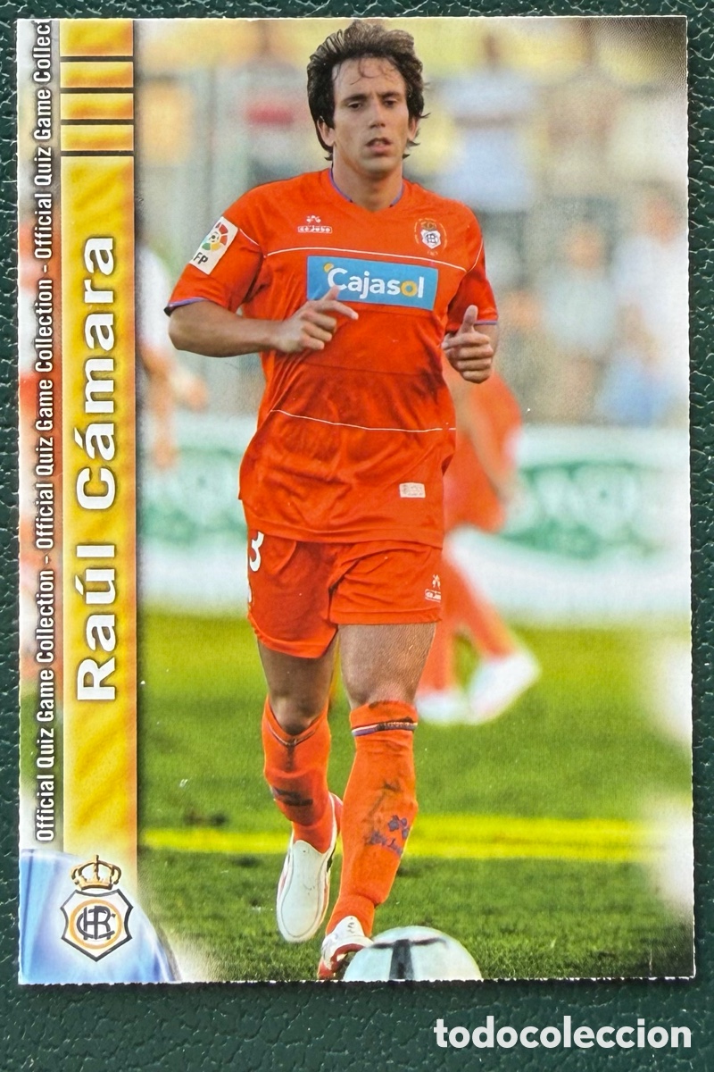 Cartes &agrave; collectionner de Football: 761 RAUL CAMARA RECREATIVO DE HUELVA FICHAS ALBUM MUNDICROMO 2009 2010 09 10
