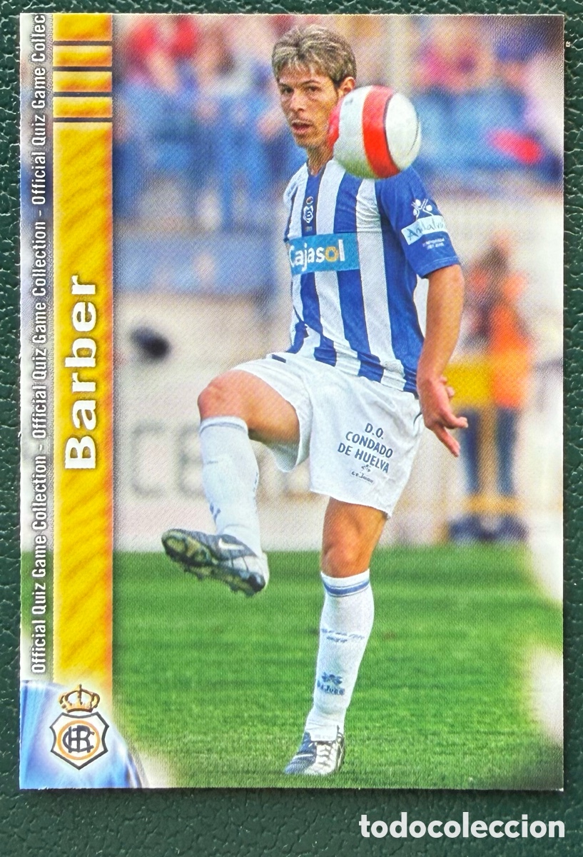 Cartes &agrave; collectionner de Football: 766 BARBER RECREATIVO DE HUELVA FICHAS ALBUM MUNDICROMO 2009 2010 09 10