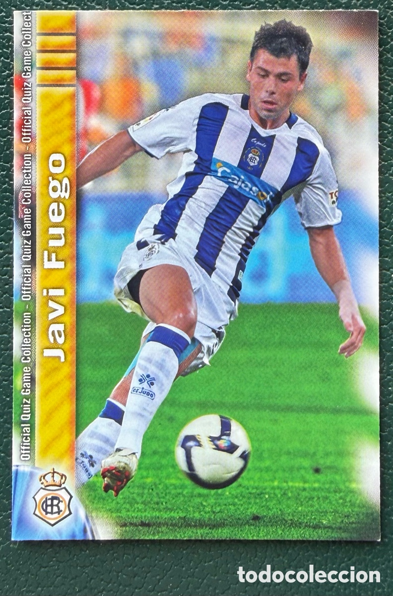 Cartes &agrave; collectionner de Football: 767 JAVI FUEGO RECREATIVO DE HUELVA FICHAS ALBUM MUNDICROMO 2009 2010 09 10