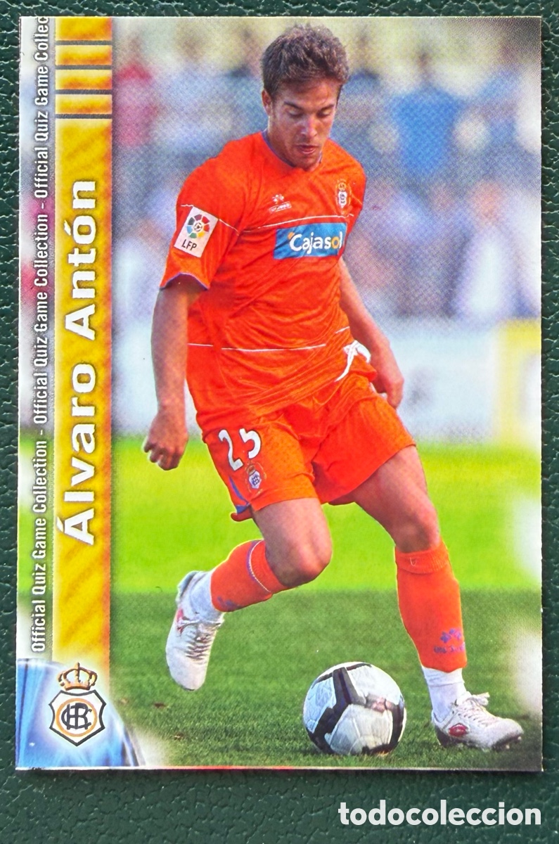 Cartes &agrave; collectionner de Football: 768 ALVARO ANTON RECREATIVO DE HUELVA FICHAS ALBUM MUNDICROMO 2009 2010 09 10