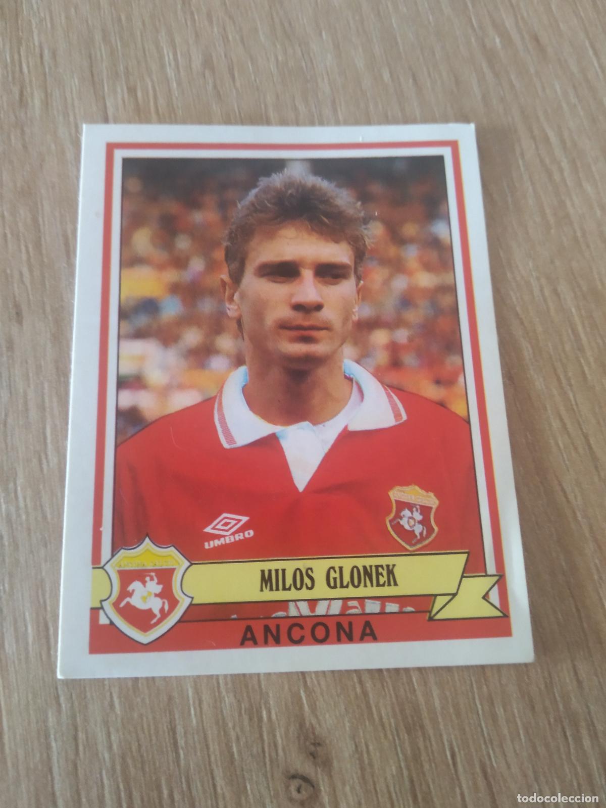 Cromos de Futebol: 46 MILOS GLONEK ANCONA CROMO FUTBOL PANINI LIGA ITALIA 92-93 CALCIATORI 1992-1993