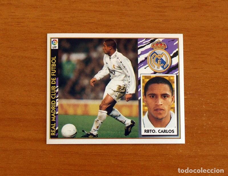 Fu&szlig;ball-Sticker: Real Madrid - Roberto Carlos - Ediciones Este Liga 1997-1998, 97-98 - Nunca Pegado
