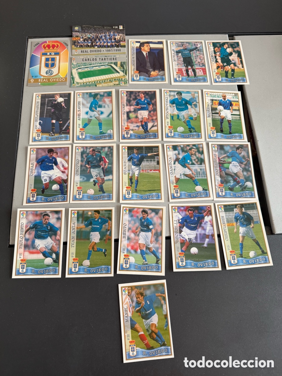 Fu&szlig;ball-Sticker: MUNDICROMO 97-98. REAL OVIEDO. 22 cromos