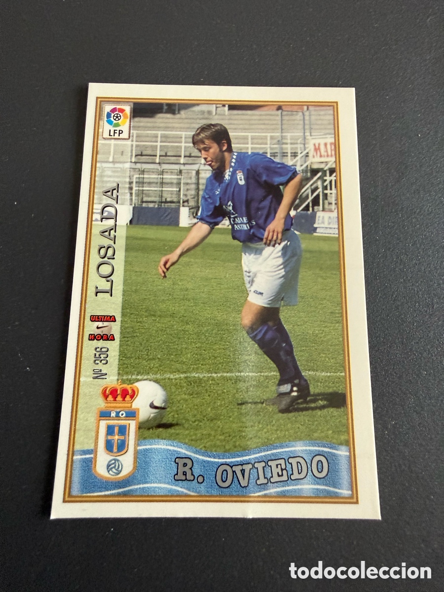 Fu&szlig;ball-Sticker: MUNDICROMO 97-98. n 356. UH. LOSADA ( Real Oviedo)
