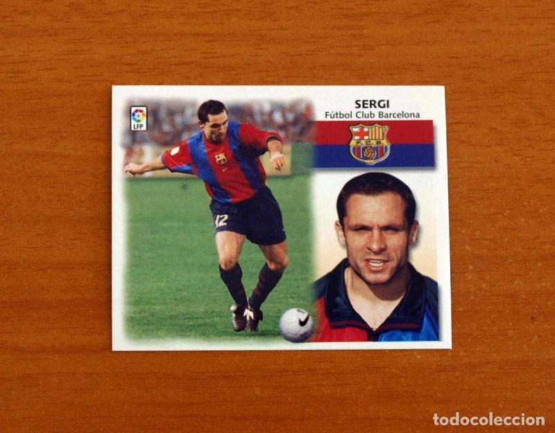 Fu&szlig;ball-Sticker: F&uacute;tbol Club Barcelona - Sergi - Ediciones Este Liga 1999-2000, 99-00 - Nunca Pegado