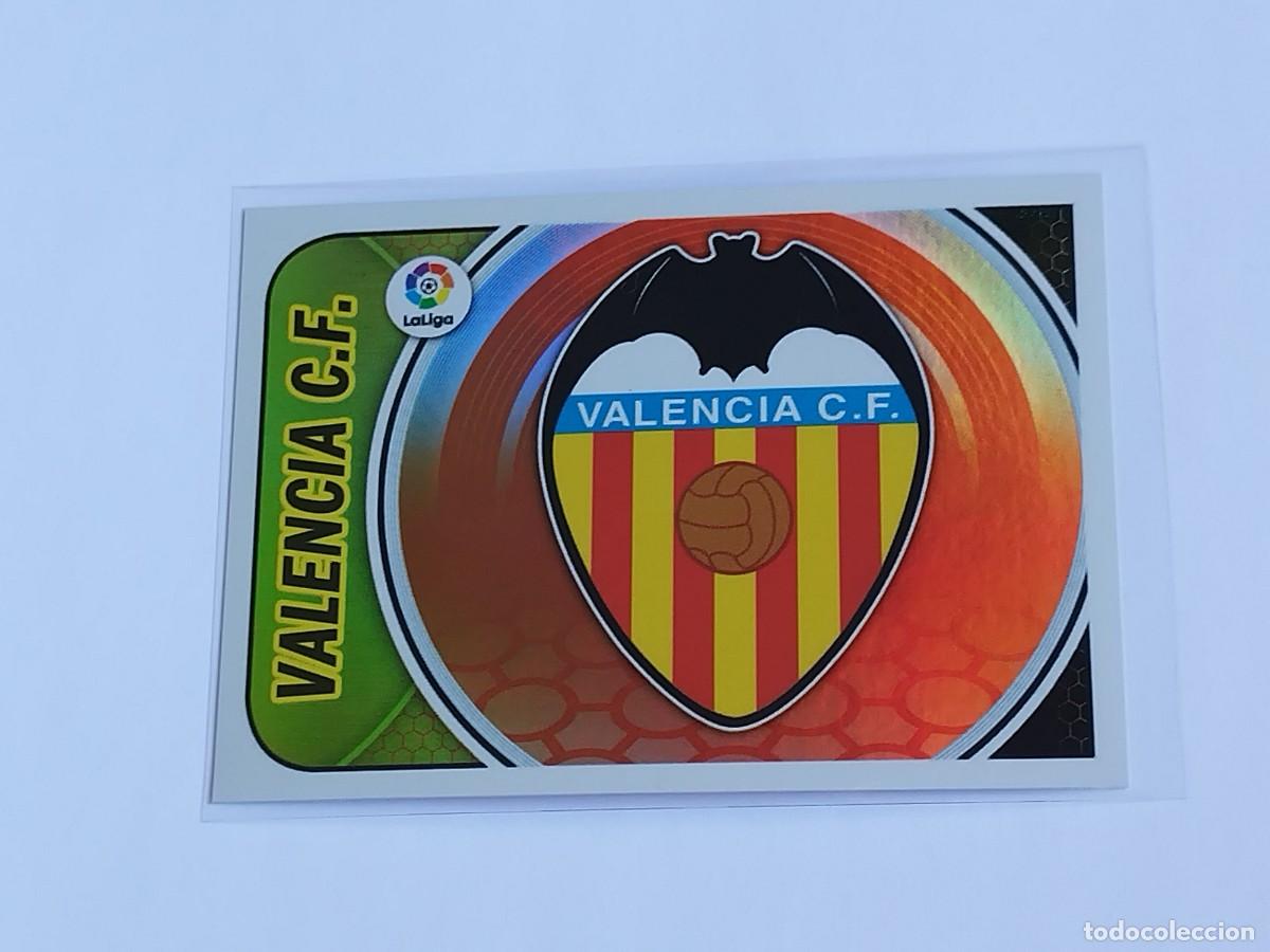 Cromos de F&uacute;tbol: ESCUDO VALENCIA CF N&ordm; 37 - PANINI EDICIONES ESTE LA LIGA SANTANDER 2016 2017 16 17 LOGO