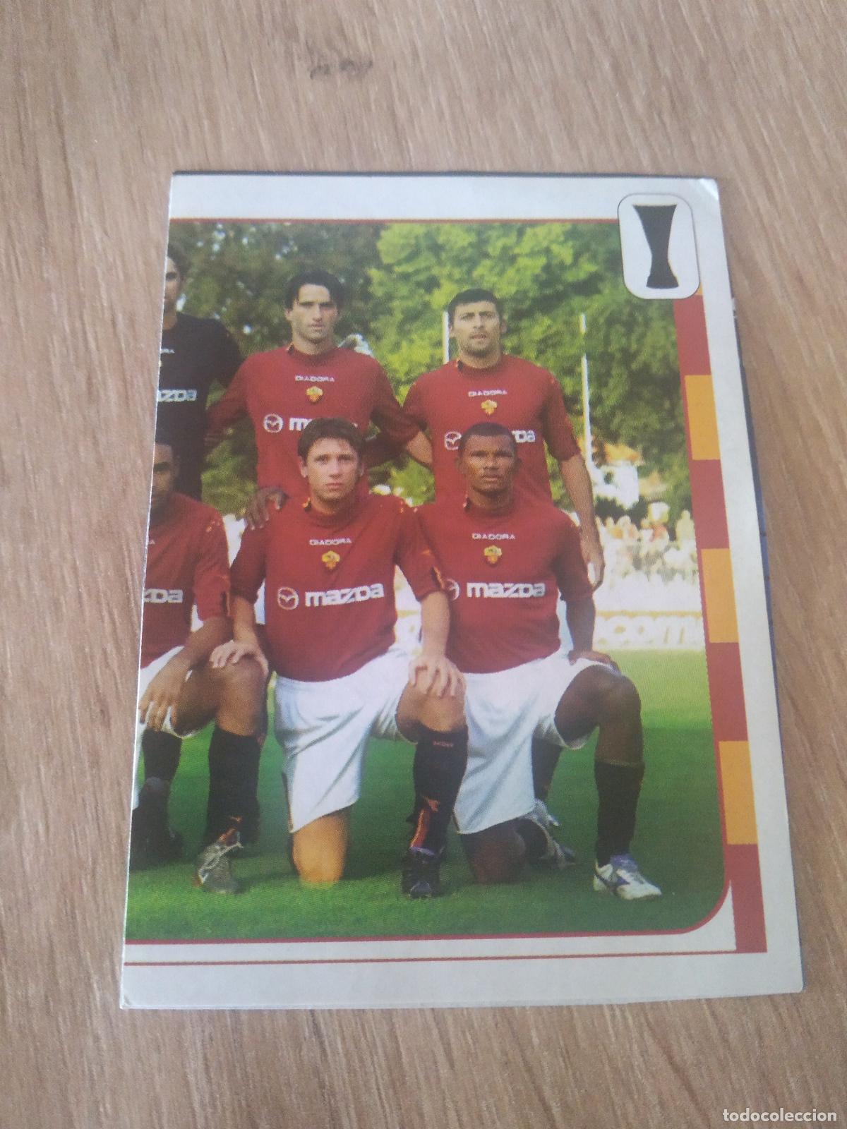 Cromos de F&uacute;tbol: 92 EQUIPO PLANTILLA ROMA CROMO FUTBOL PANINI CALCIO COPPE 03-04 LIGA ITALIA CALCIATORI 2003-2004