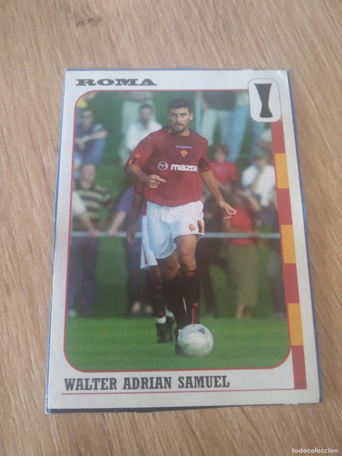 Cromos de F&uacute;tbol: 96 WALTER SAMUEL ROMA CROMO FUTBOL PANINI CALCIO COPPE 03-04 LIGA ITALIA CALCIATORI 2003-2004