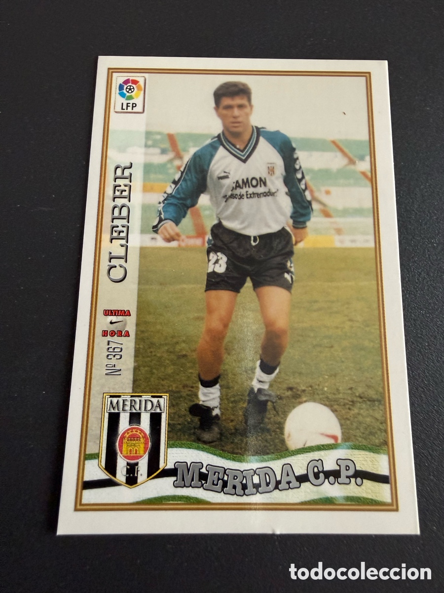 Cromos de F&uacute;tbol: MUNDICROMO 97-98. n 367. UH. CLEBER ( M&eacute;rida )