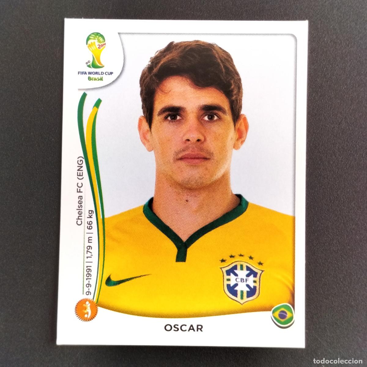 Cromos de F&uacute;tbol: 44 OSCAR BRAZIL CROMOS ALBUM MUNDIAL FUTBOL 14 FIFA WORLD CUP BRASIL 2014