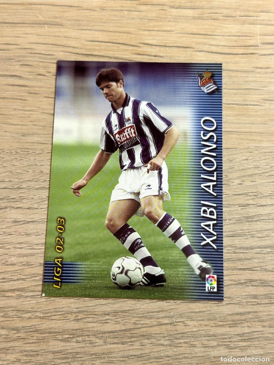Cartes &agrave; collectionner de Football: XABI ALONSO n&ordm; 298 REAL SOCIEDAD MEGAFICHAS 2002 2003 MEGACRACKS PANINI 02 03