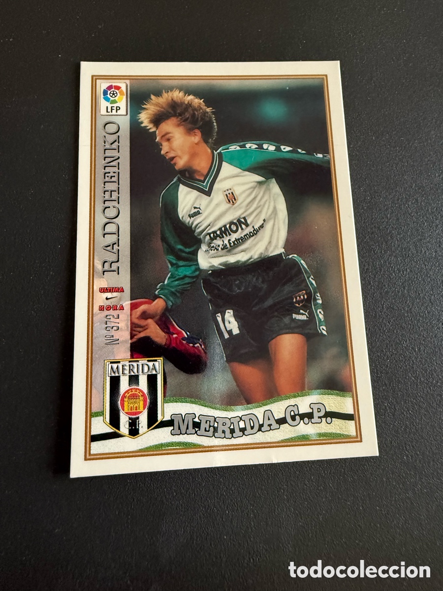 Cartes &agrave; collectionner de Football: MUNDICROMO 97-98. n 372 UH. RADCHENKO ( M&eacute;rida)