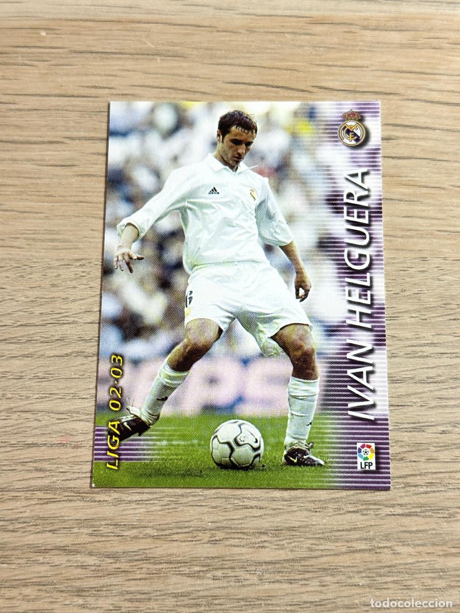 Cromos de F&uacute;tbol: IVAN HELGUERA n&ordm; 153 REAL MADRID MEGACRACKS MEGAFICHAS 2002 2003 PANINI 02 03