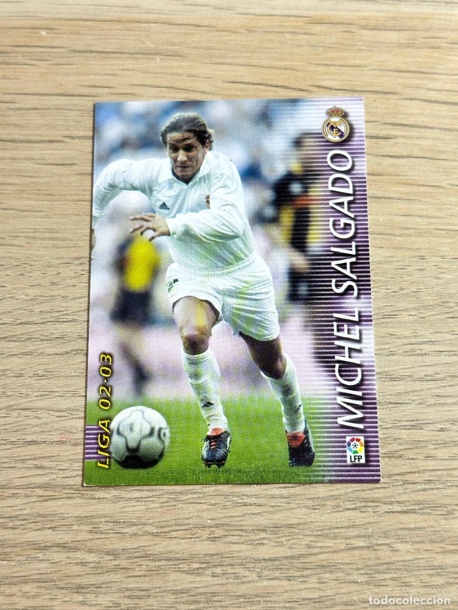 Cromos de F&uacute;tbol: MICHEL SALGADO n&ordm; 148 REAL MADRID MEGACRACKS MEGAFICHAS 2002 2003 PANINI 02 03
