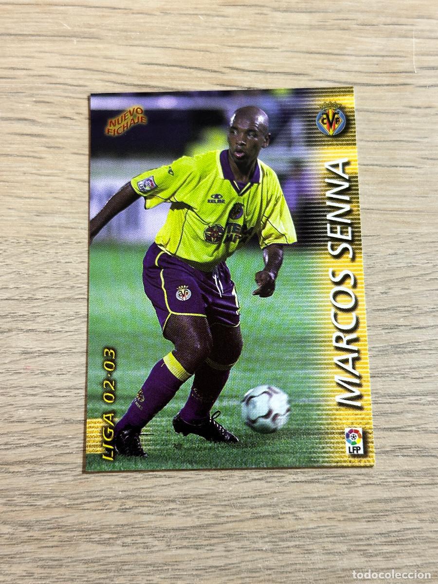 Cartes &agrave; collectionner de Football: MARCOS SENNA n&ordm; 428 NUEVO FICHAJE VILLARREAL MEGAFICHAS 2002 2003 MEGACRACKS PANINI 02 03