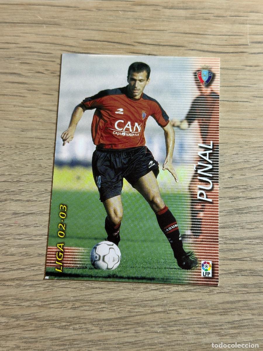 Cromos de Futebol: PU&Ntilde;AL n&ordm; 208 OSASUNA MEGAFICHAS 2002 2003 MEGACRACKS PANINI 02 03
