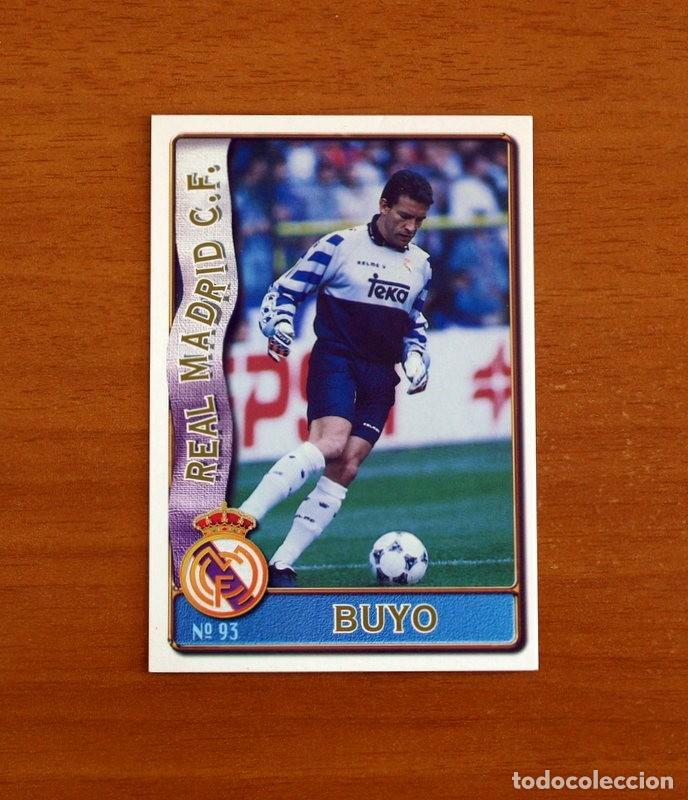 Cromos de F&uacute;tbol: Real Madrid -N&ordm; 93 Buyo -Mundicromo Las Fichas de la Liga de F&uacute;tbol 1996-1997-96-97