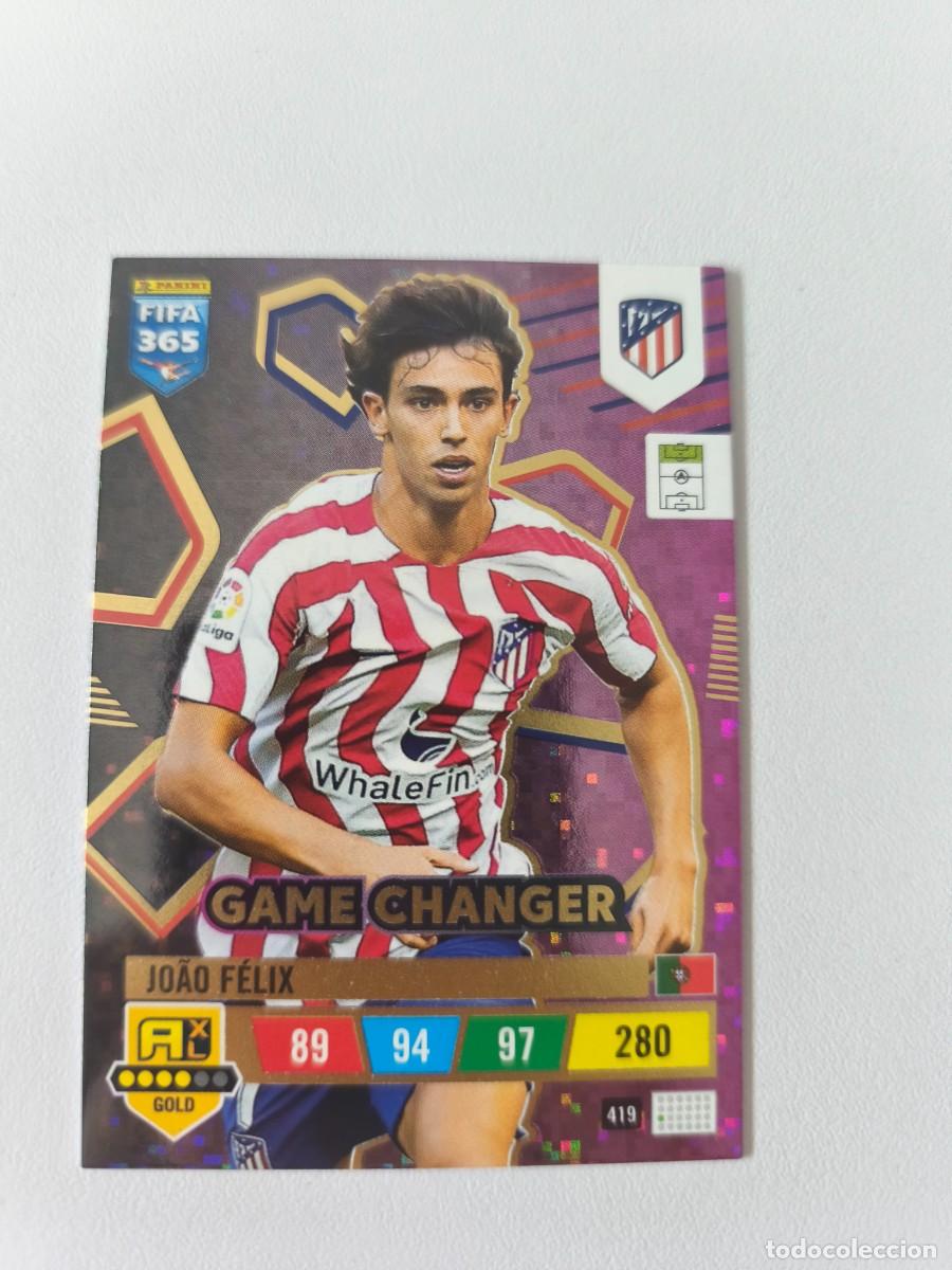 Cromos de F&uacute;tbol: FIFA 365 ADRENALYN XL 2023 JOAO FELIX 419 GAME CHANGER ALB FIFA