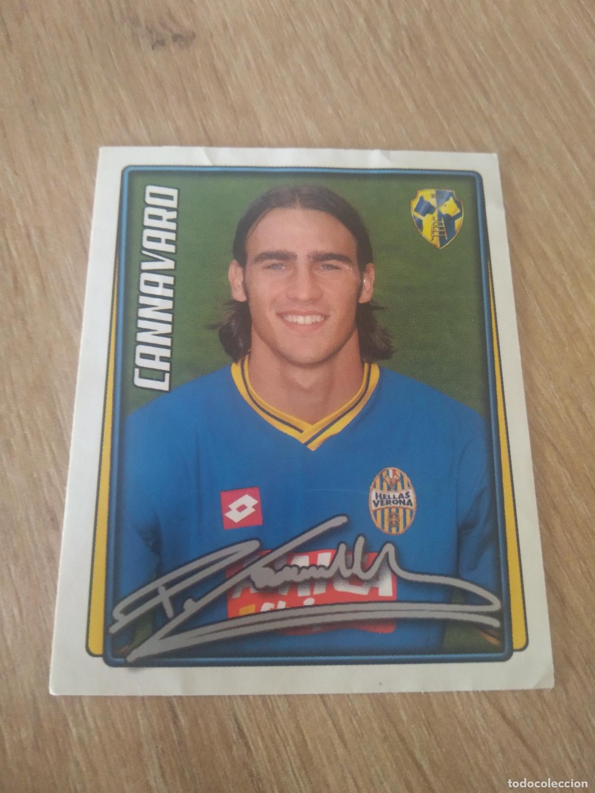Cromos de F&uacute;tbol: 402 CANNAVARO VERONA CROMO FUTBOL PANINI LIGA ITALIA CALCIATORI CALCIO MERLIN 2002