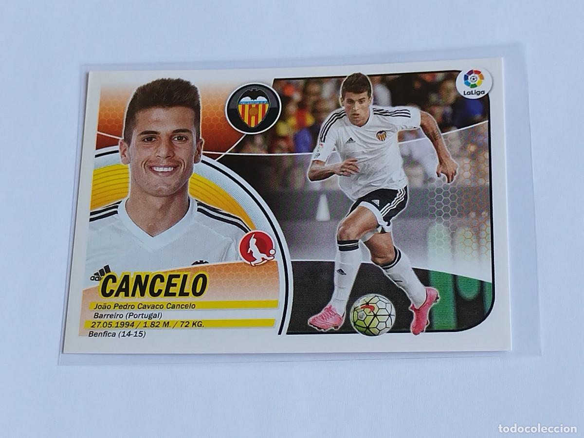 Cromos de F&uacute;tbol: CANCELO N&ordm; 3 VALENCIA CF - PANINI EDICIONES ESTE LA LIGA SANTANDER 2016 2017 16 17 LOGO ERROR