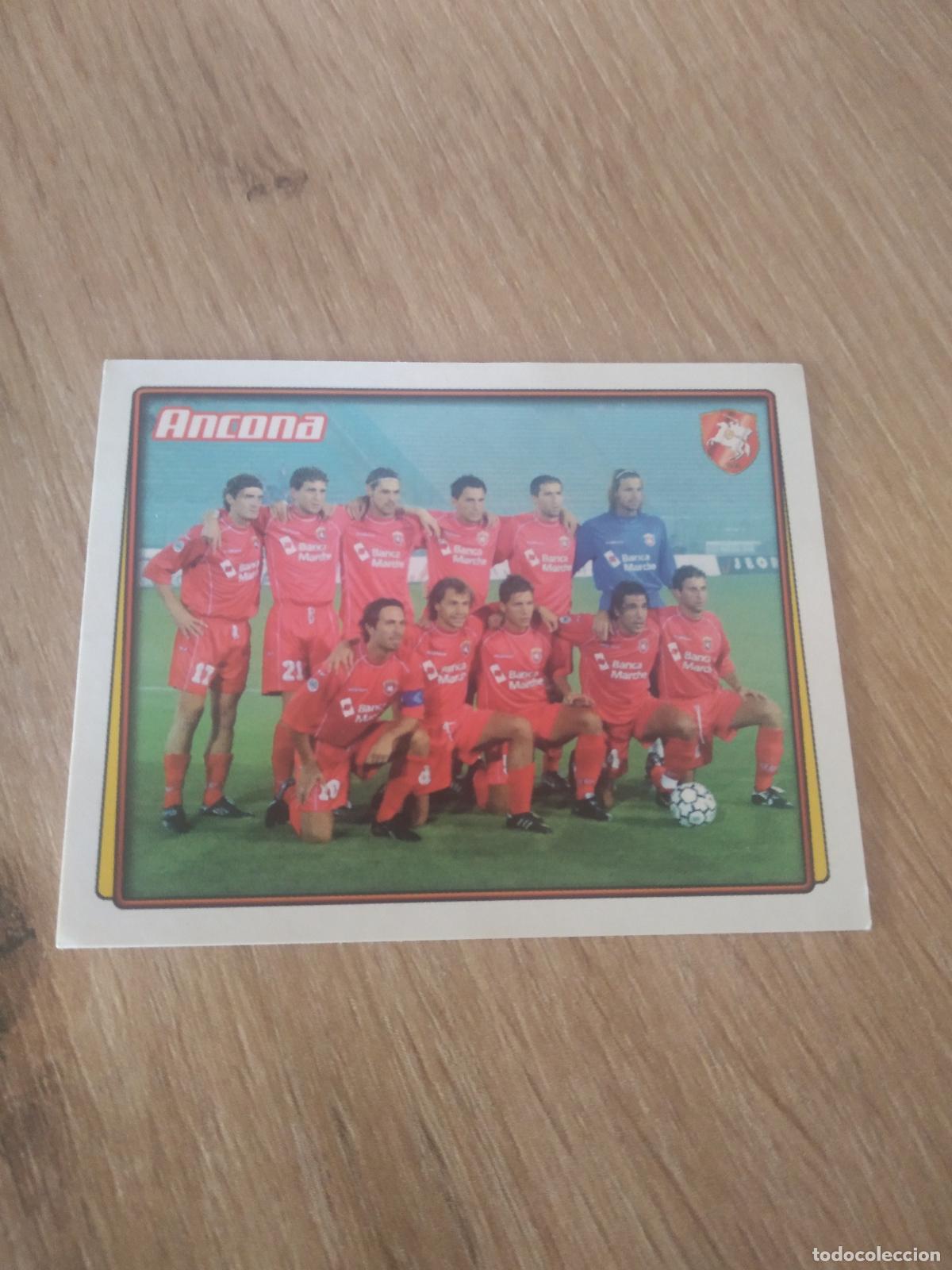 Cromos de F&uacute;tbol: 417 EQUIPO PLANTILLA ANCONA CROMO FUTBOL PANINI LIGA ITALIA CALCIATORI CALCIO MERLIN 2002