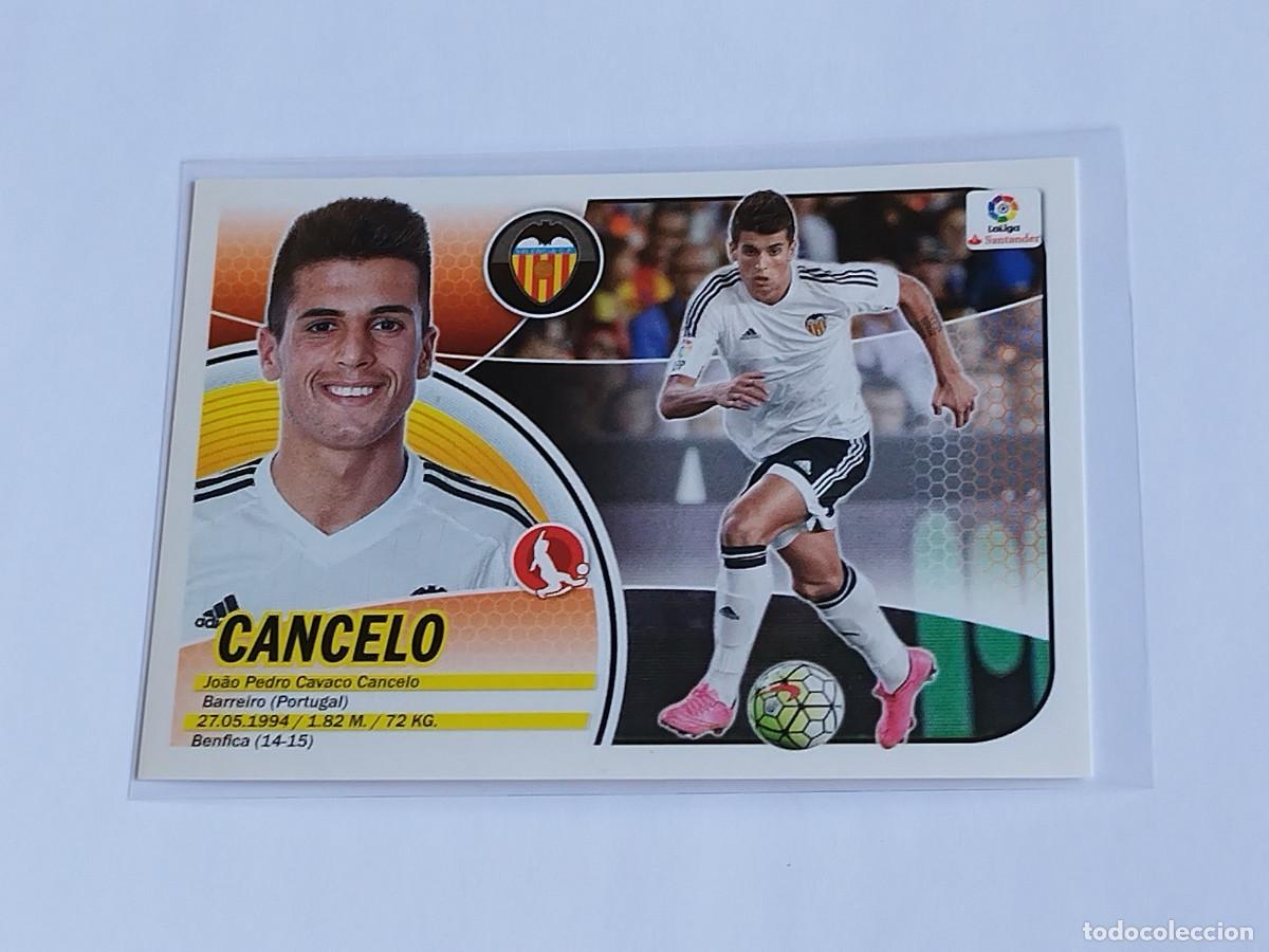 Cromos de F&uacute;tbol: CANCELO N&ordm; 3 VALENCIA CF - PANINI EDICIONES ESTE LA LIGA SANTANDER 2016 2017 16 17 LOGO COLECCIONES