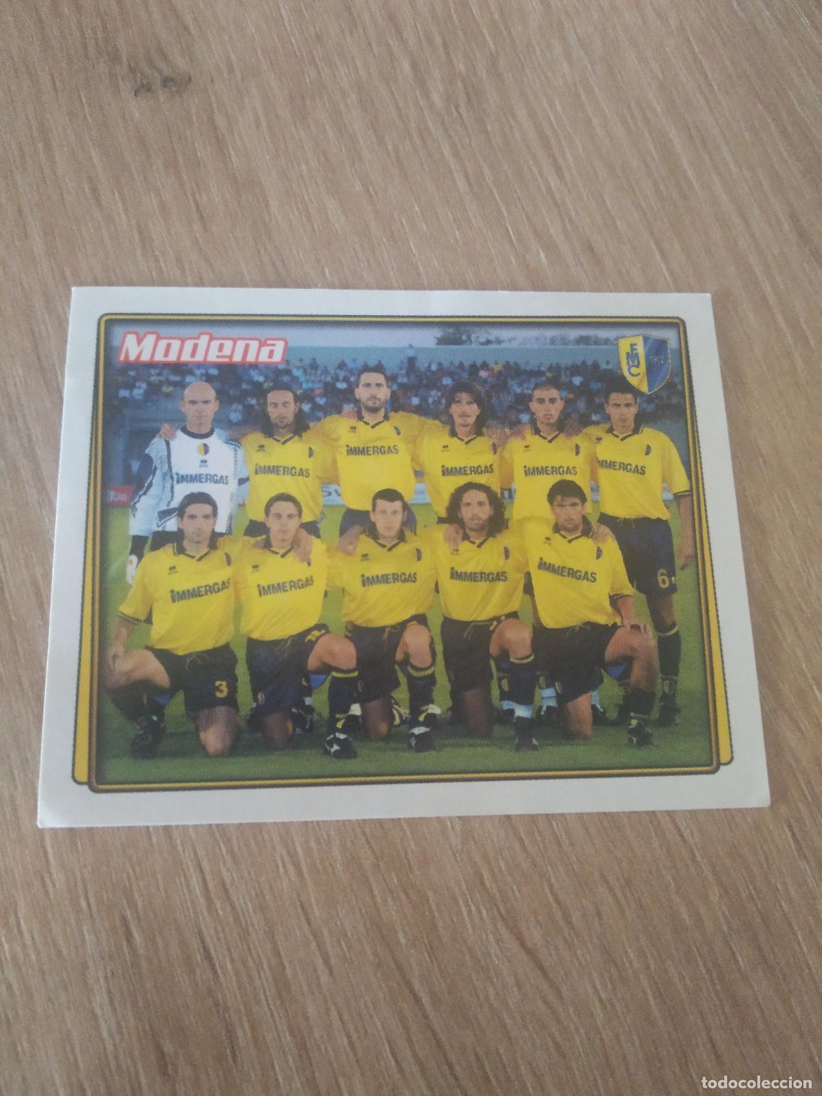 Cromos de F&uacute;tbol: 497 EQUIPO PLANTILLA MODENA CROMO FUTBOL PANINI LIGA ITALIA CALCIATORI CALCIO MERLIN 2002