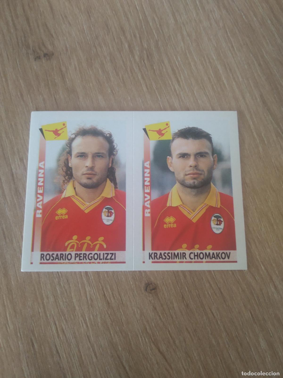 Cromos de F&uacute;tbol: 554 PERGOLIZZI CHOMAKOV RAVENNA CROMO FUTBOL PANINI LIGA ITALIA 00-01 CALCIATORI 2000-2001