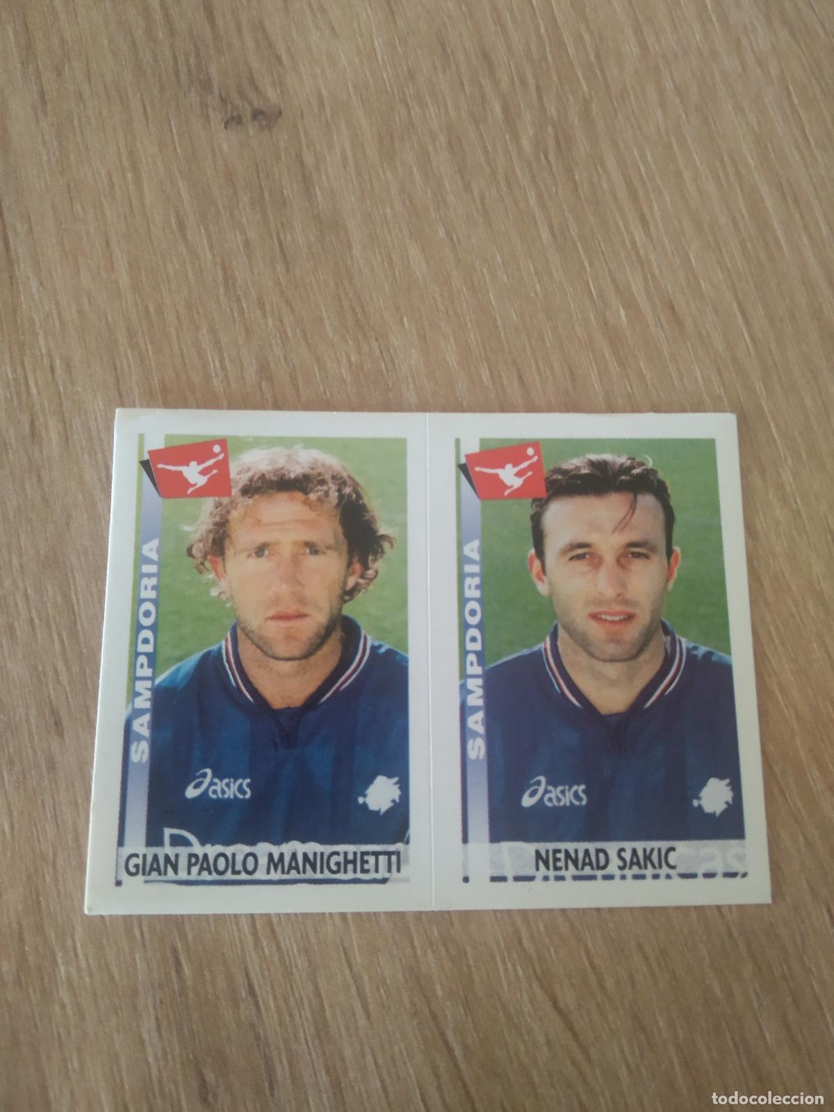 Cromos de F&uacute;tbol: 572 MANIGHETTI SAKIC SAMPDORIA CROMO FUTBOL PANINI LIGA ITALIA 00-01 CALCIATORI 2000-2001
