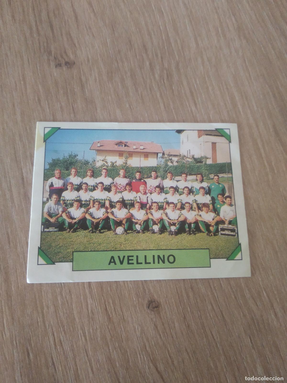 Cromos de F&uacute;tbol: 590 EQUIPO PLANTILLA AVELLINO CROMO FUTBOL PANINI LIGA ITALIA93-94 CALCIATORI 1993-1994