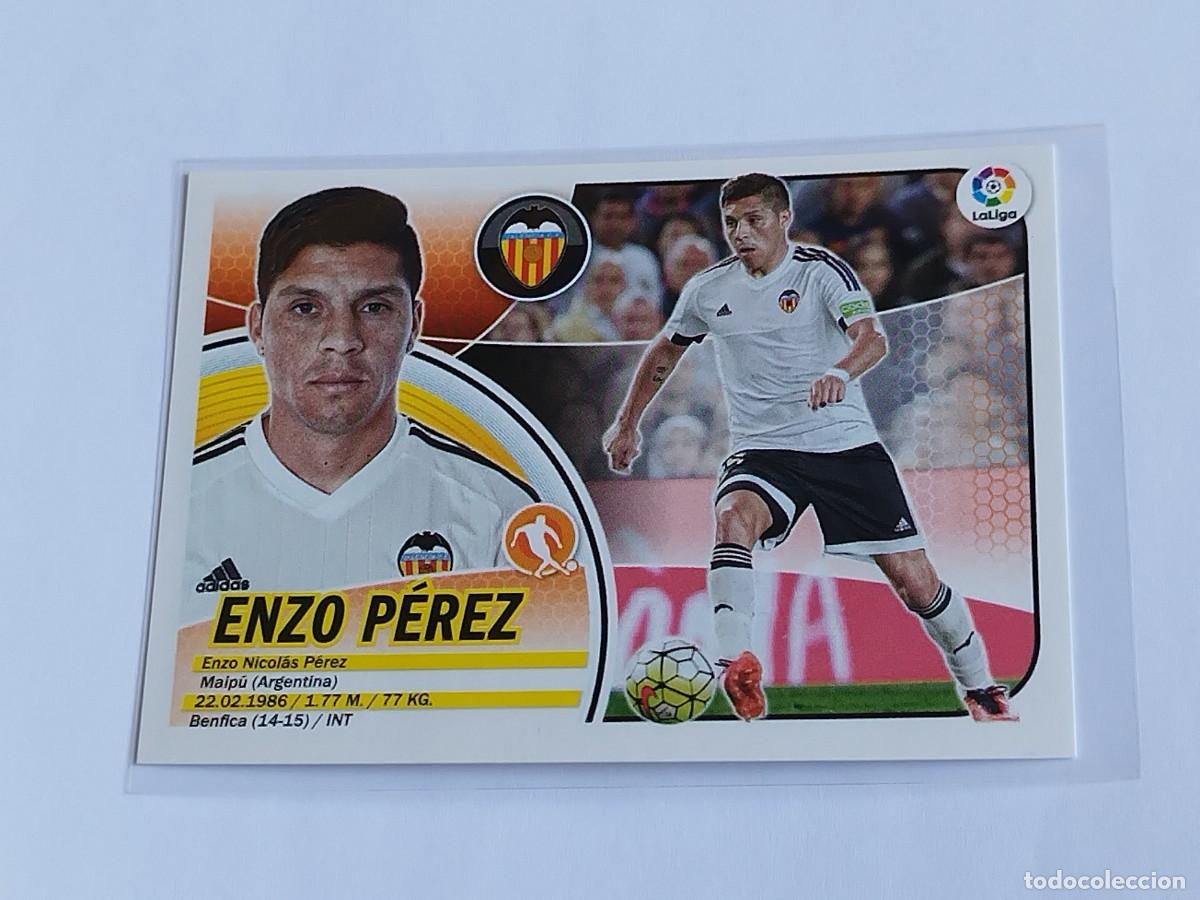 Cromos de F&uacute;tbol: ENZO P&Eacute;REZ N&ordm; 9 A VALENCIA CF - PANINI EDICIONES ESTE LA LIGA SANTANDER 2016 2017 16 17 LOGO 9A