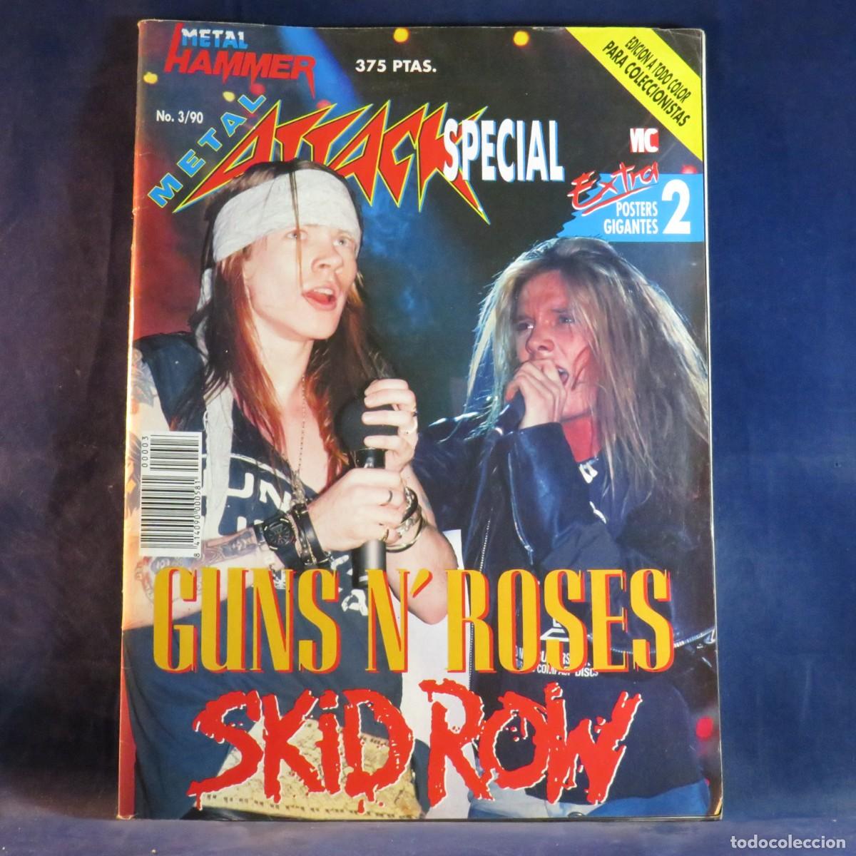 Cromos de F&uacute;tbol: METAL HAMMER (N&ordm; 3/90) + POSTER - REVISTA