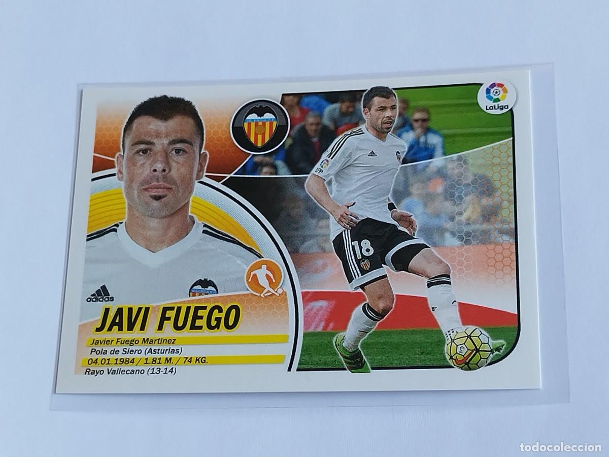 Cromos de F&uacute;tbol: JAVI FUEGO N&ordm; 9 B VALENCIA CF - PANINI EDICIONES ESTE LA LIGA SANTANDER 2016 2017 16 17 LOGO 9B