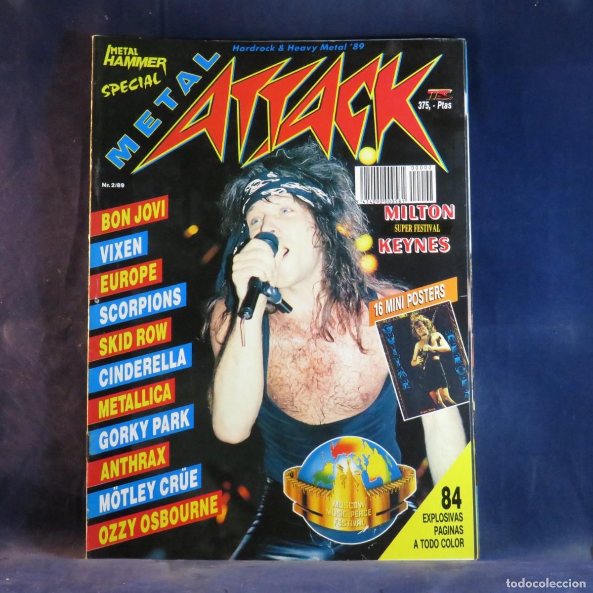 Cromos de F&uacute;tbol: METAL HAMMER (N&ordm; 2/89) - REVISTA