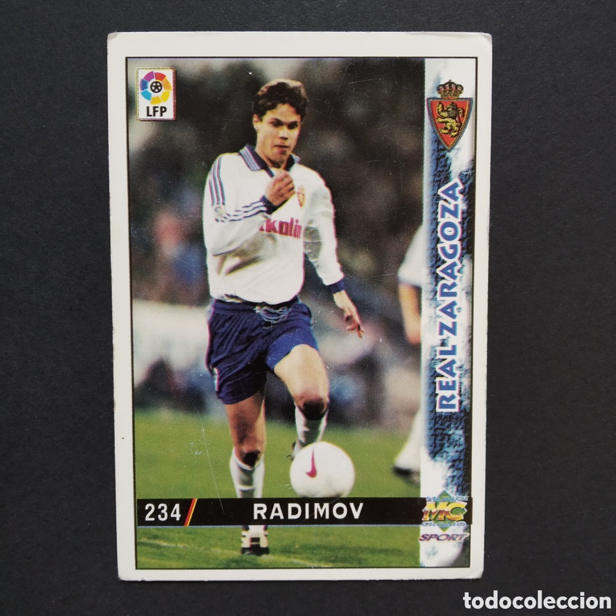 Cromos de F&uacute;tbol: CROMO - N&ordm; 0234 - RADIMOV - REAL ZARAGOZA - LAS FICHAS DE LA LIGA 98-99 (1998 / 1999) - MUNDICROMO