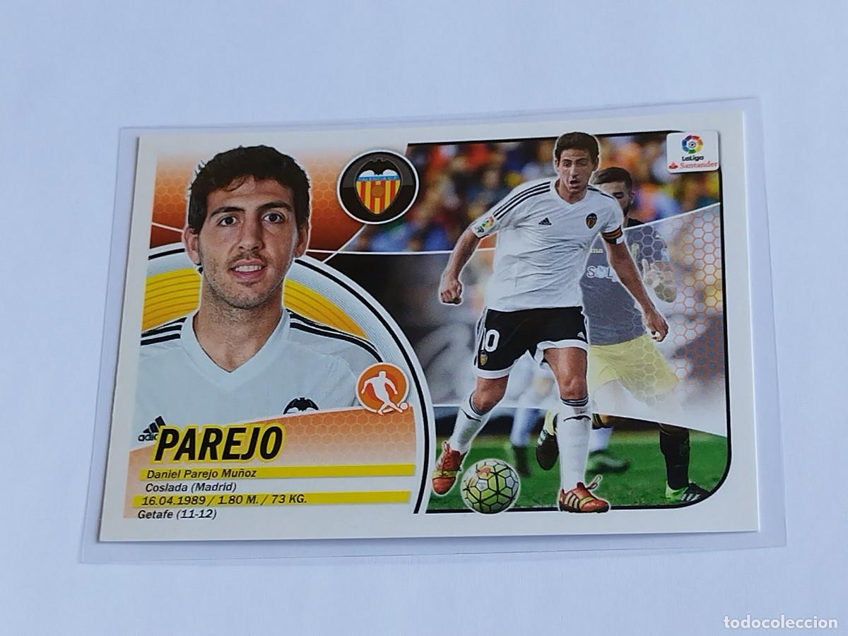 Cromos de F&uacute;tbol: PAREJO N&ordm; 12 VALENCIA CF PANINI EDICIONES ESTE LA LIGA SANTANDER 2016 2017 16 17 LOGO COLECCIONES