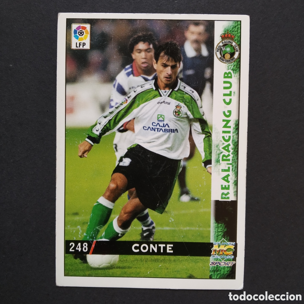 Cromos de F&uacute;tbol: CROMO - N&ordm; 0248 - CONTE - R. RACING C. - LAS FICHAS DE LA LIGA 98-99 (1998 / 1999) - MUNDICROMO