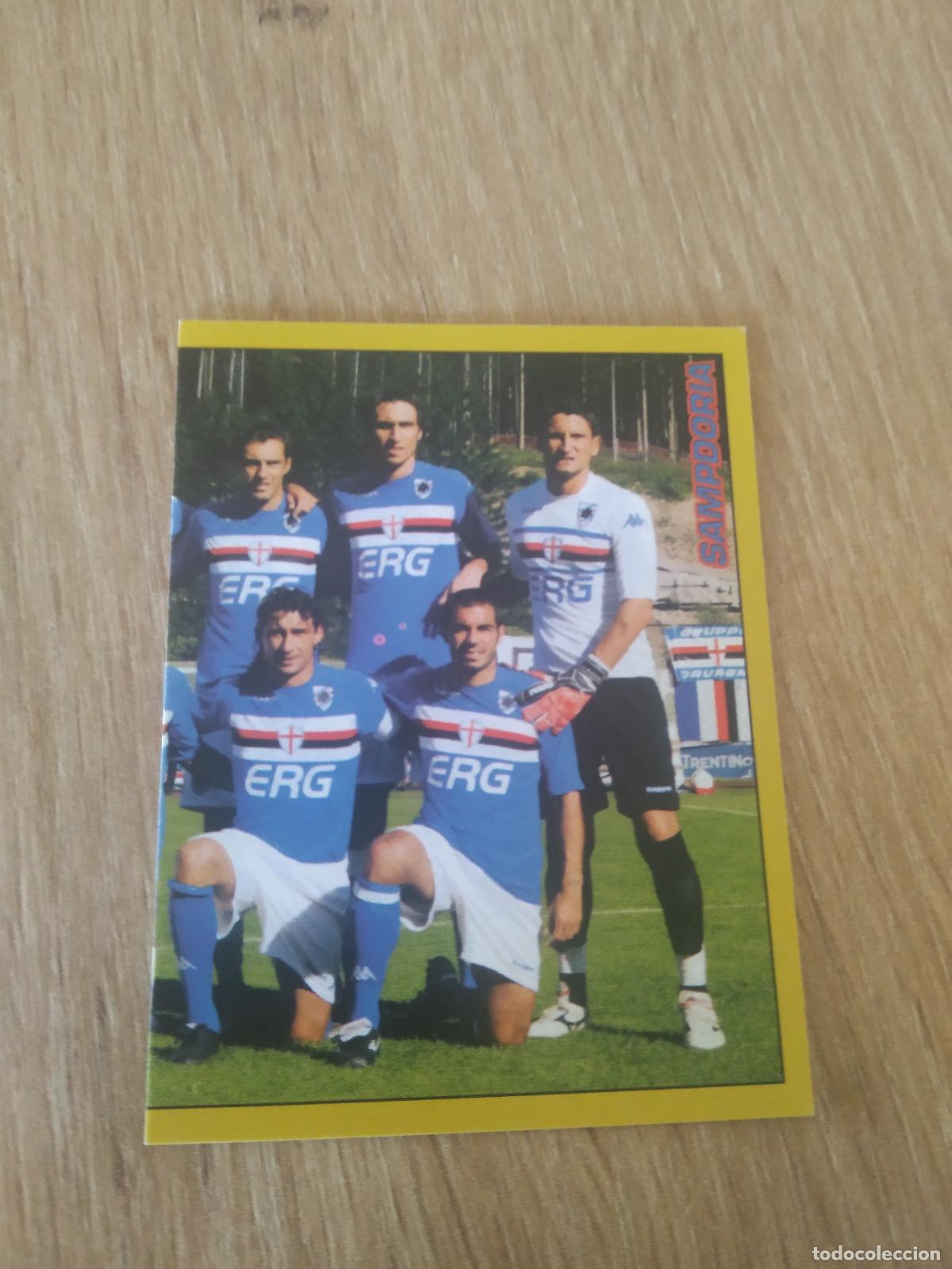 Cromos de F&uacute;tbol: 386 EQUIPO PLANTILLA SAMPDORIA CROMO FUTBOL PANINI LIGA ITALIA 07-08 CALCIATORI 2007-2008