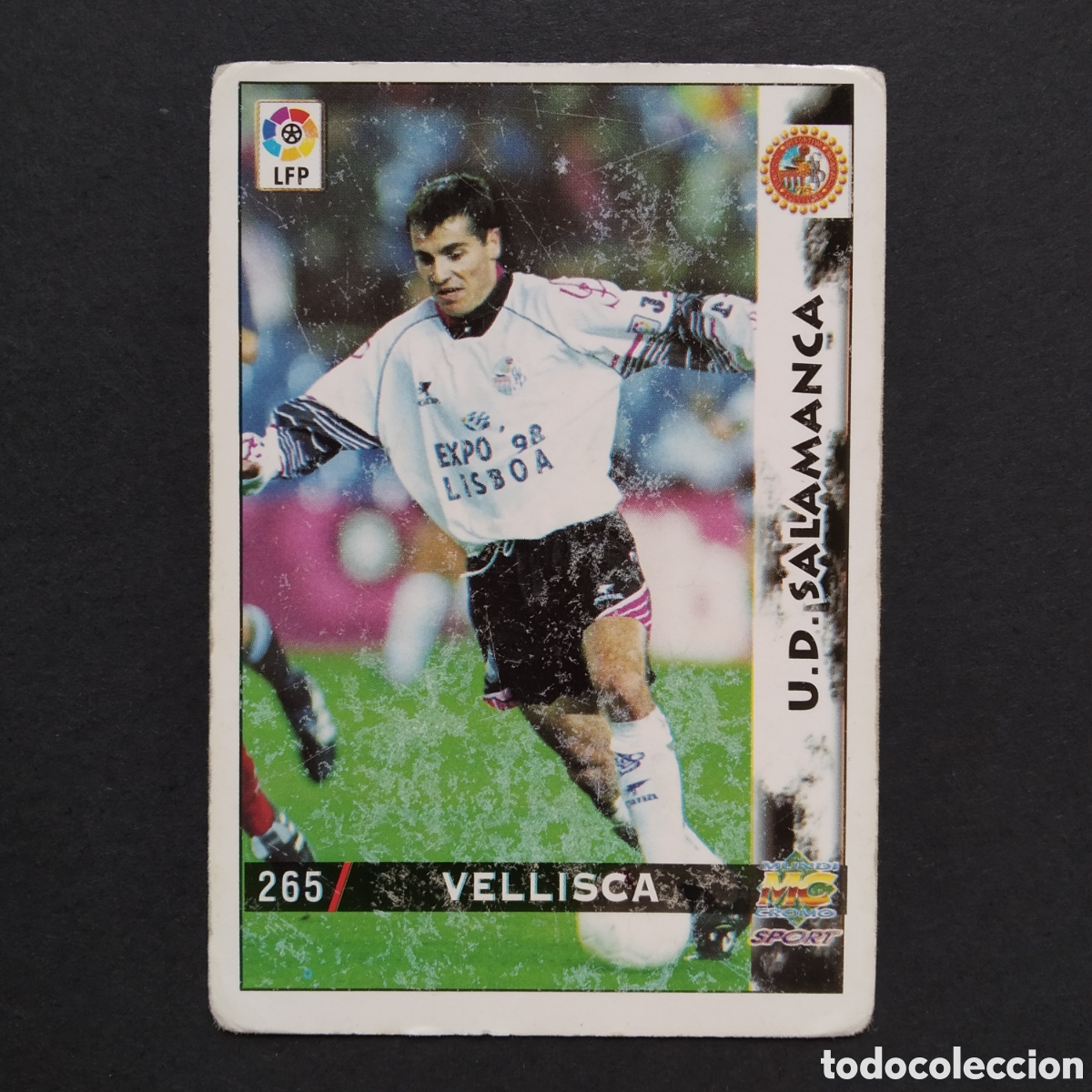 Cromos de F&uacute;tbol: CROMO - N&ordm; 0265 - VELLISCA - U.D. SALAMANCA - LAS FICHAS DE LA LIGA 98-99 (1998 / 1999) - MUNDICROMO