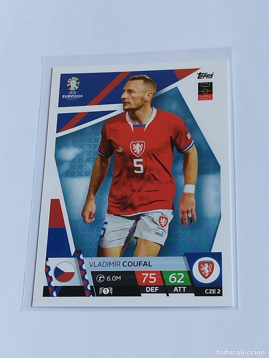 Cromos de F&uacute;tbol: COUFAL #CZE 2 CHEQUIA - TOPPS EUROCOPA 2024 MATCH ATTAX CHECA CZECHIA - UEFA EURO GERMANY 24 CZE2