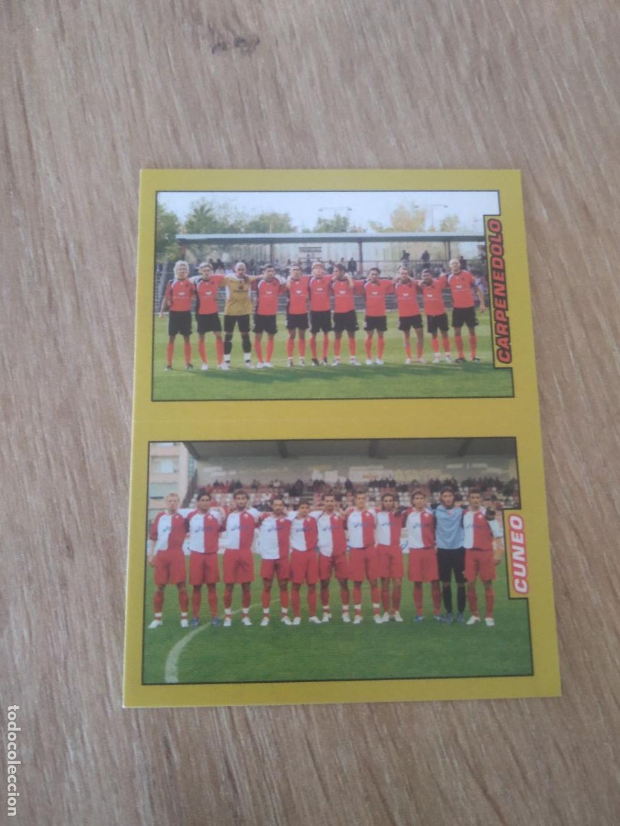 Cromos de F&uacute;tbol: 655 EQUIPO PLANTILLA CUNEO CARPENEDOLO CROMO FUTBOL PANINI LIGA ITALIA 07-08 CALCIATORI 2007-2008