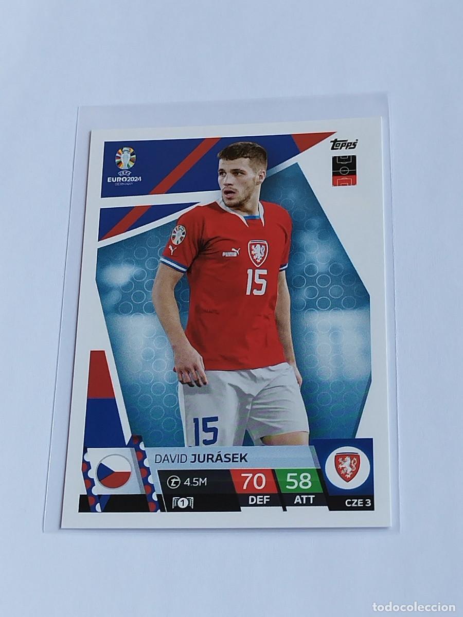 Cromos de F&uacute;tbol: JURASEK #CZE 3 CHEQUIA - TOPPS EUROCOPA 2024 MATCH ATTAX CHECA CZECHIA - UEFA EURO GERMANY 24 CZE3