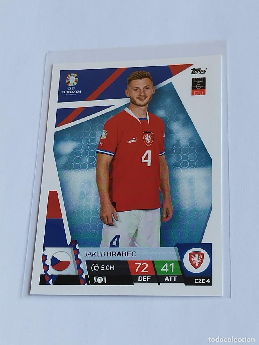 Cromos de F&uacute;tbol: BRABEC #CZE 4 CHEQUIA - TOPPS EUROCOPA 2024 MATCH ATTAX CHECA CZECHIA - UEFA EURO GERMANY 24 CZE4