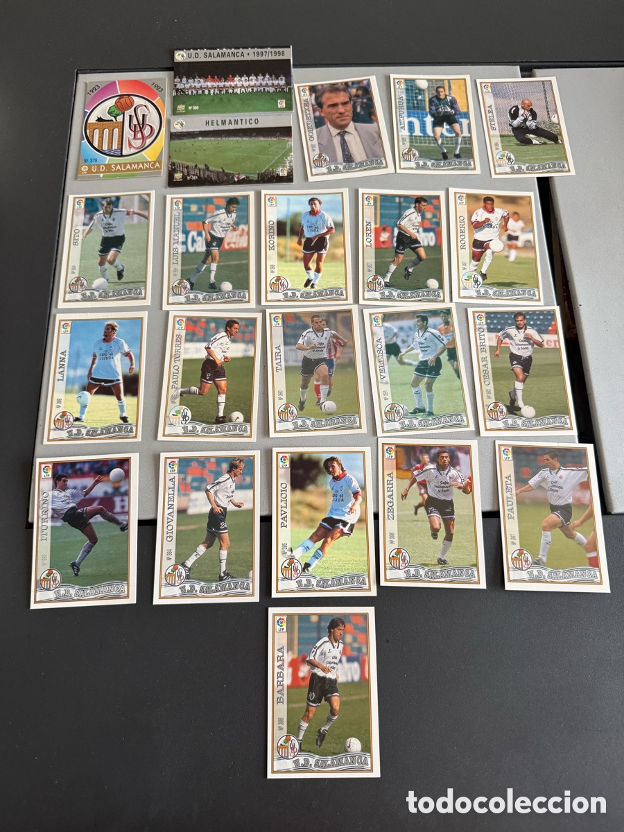 Cromos de F&uacute;tbol: MUNDICROMO 97-98. U D SALAMANCA. 22 cromos