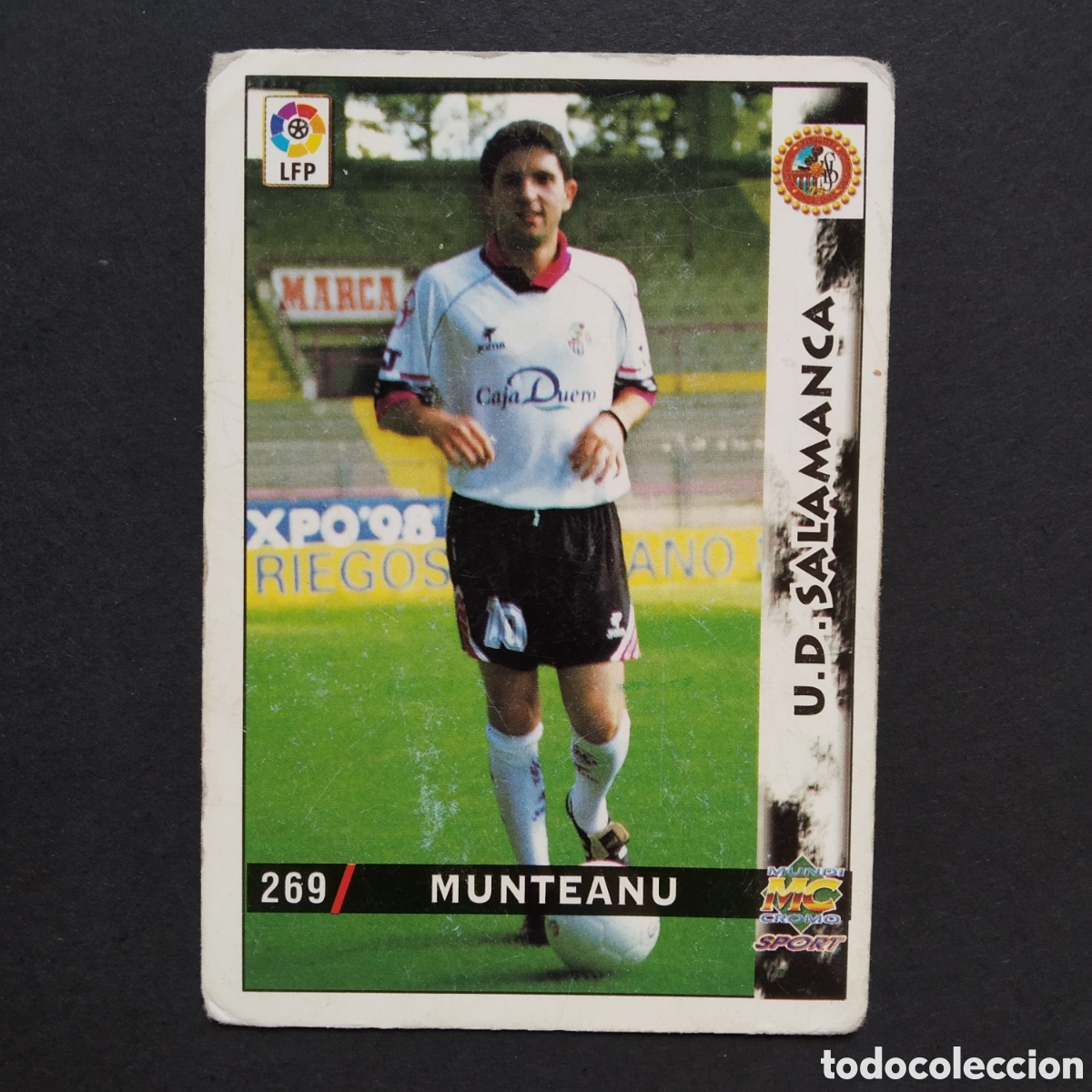 Cromos de F&uacute;tbol: CROMO - N&ordm; 0269 - MUNTEANU - U.D. SALAMANCA - LAS FICHAS DE LA LIGA 98-99 (1998 / 1999) - MUNDICROMO